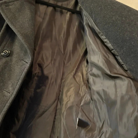 Jason Kole Size S Women’s Wool Blend Peacoat. Dark gray. - Picture 7 of 10